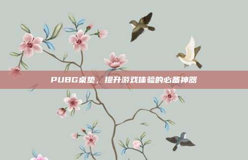 PUBG桌垫，提升游戏体验的必备神器