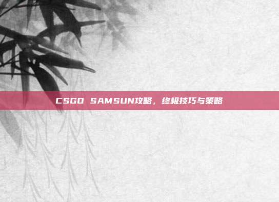 CSGO SAMSUN攻略，终极技巧与策略