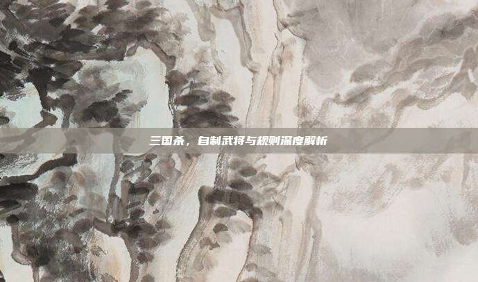 三国杀，自制武将与规则深度解析