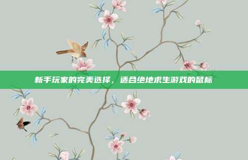 新手玩家的完美选择，适合绝地求生游戏的鼠标