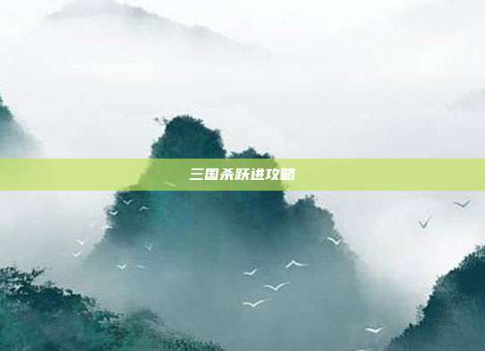 三国杀跃进攻略