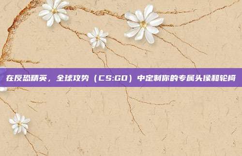 在反恐精英,全球攻势(CS:GO)中定制你的专属头像和轮椅