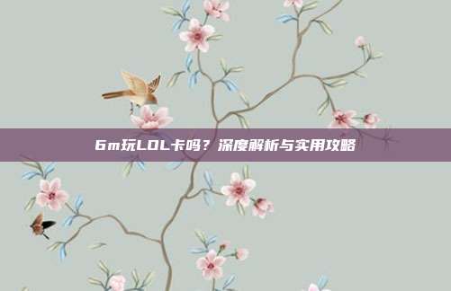 6m玩LOL卡吗?深度解析与实用攻略
