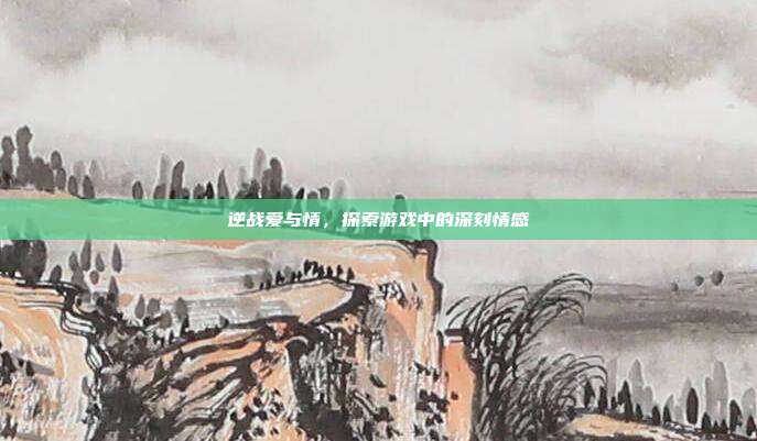 逆战爱与情，探索游戏中的深刻情感