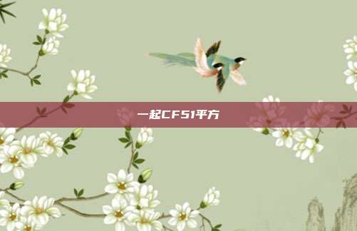 一起CF51平方