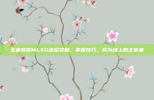 王者荣耀MLXG连招攻略,掌握技巧,成为场上的主宰者