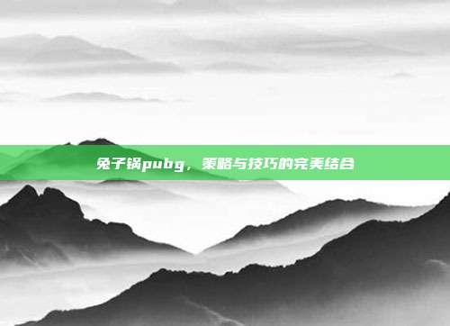 兔子锅pubg,策略与技巧的完美结合