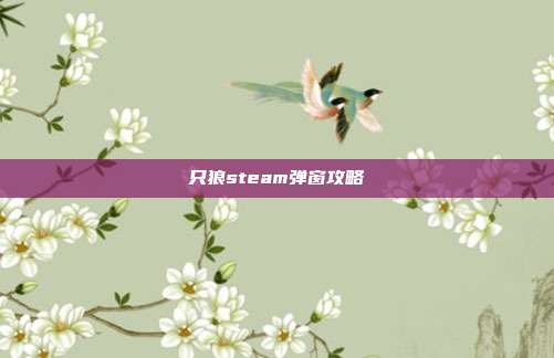 只狼steam弹窗攻略