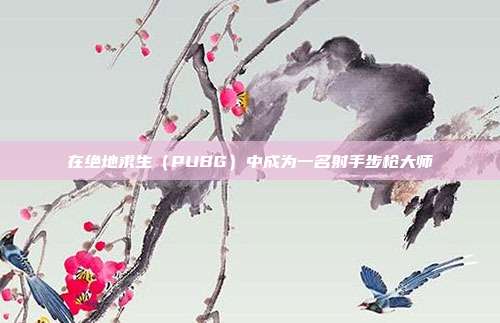 在绝地求生(PUBG)中成为一名射手步枪大师