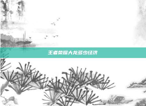 王者荣耀大龙多少经济