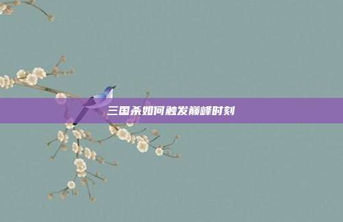 三国杀如何触发巅峰时刻