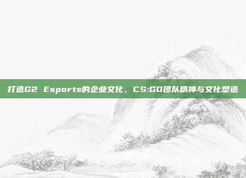 打造G2 Esports的企业文化,CS:GO团队精神与文化塑造