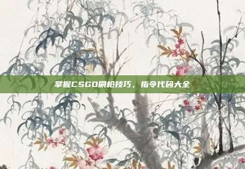 掌握CSGO刷枪技巧,指令代码大全