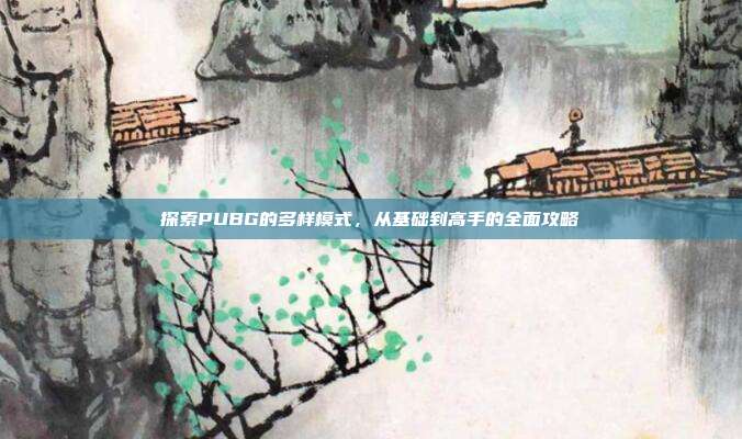 探索PUBG的多样模式,从基础到高手的全面攻略