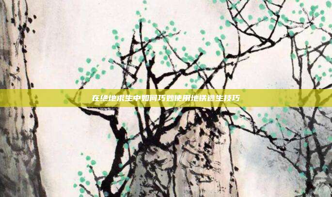 在绝地求生中如何巧妙使用地铁逃生技巧