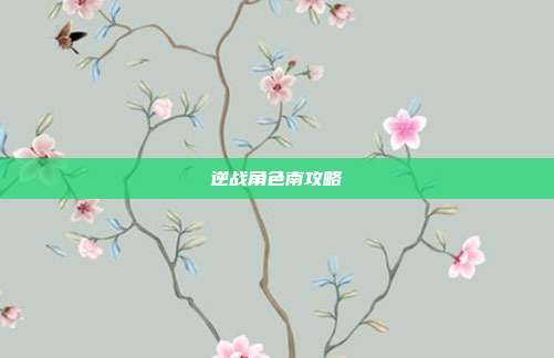 逆战角色南攻略