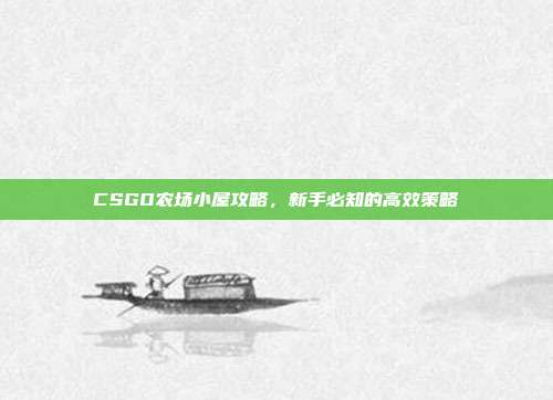 CSGO农场小屋攻略,新手必知的高效策略