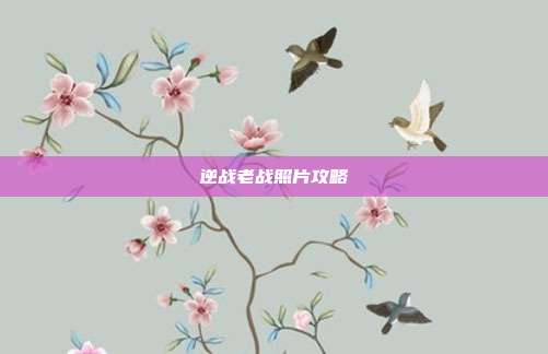 逆战老战照片攻略