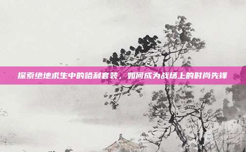 探索绝地求生中的哈利套装,如何成为战场上的时尚先锋