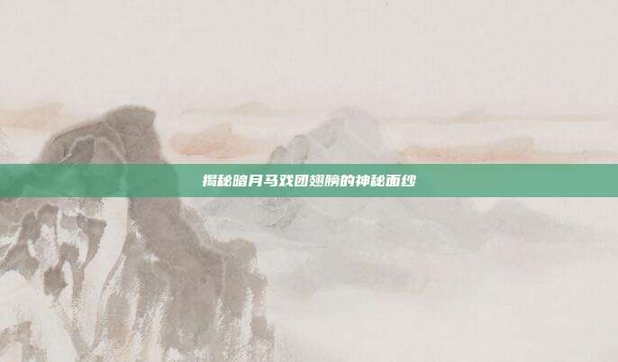 揭秘暗月马戏团翅膀的神秘面纱