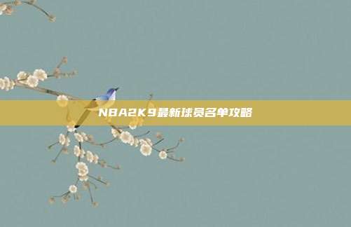 NBA2K9最新球员名单攻略