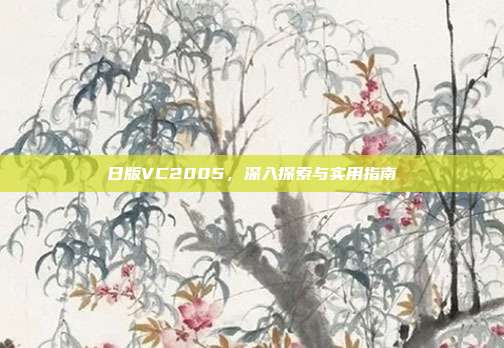 日版VC2005,深入探索与实用指南