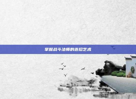 掌握战斗法师的连招艺术