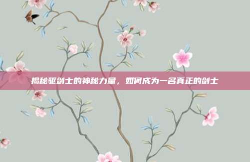 揭秘驱剑士的神秘力量,如何成为一名真正的剑士