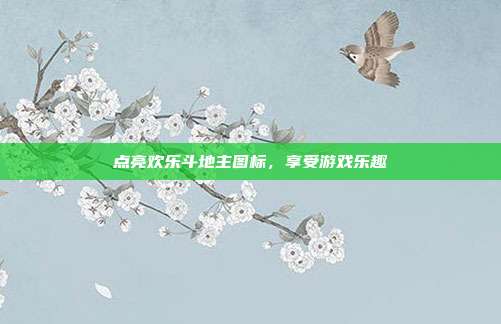 点亮欢乐斗地主图标,享受游戏乐趣