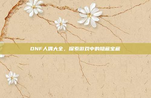 DNF人偶大全,探索游戏中的隐藏宝藏