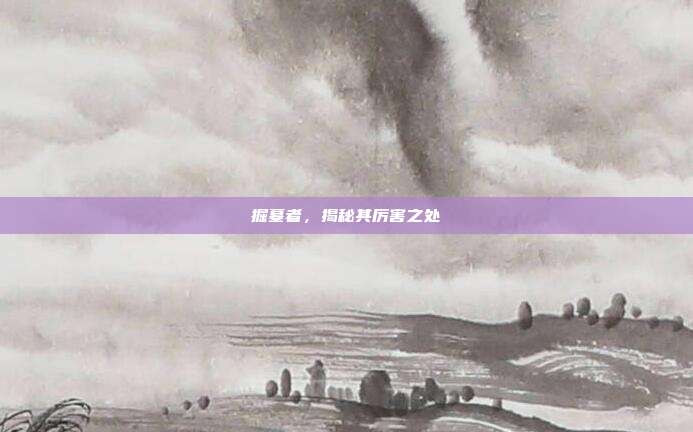 掘墓者,揭秘其厉害之处