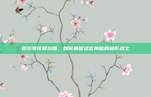赛尔号该隐攻略,如何捕捉这位神秘的暗影战士