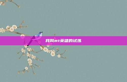 我叫mt英雄的试炼