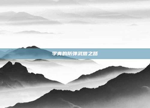 李青的防弹武僧之路