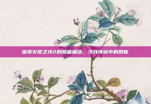 探索火炬之光2的隐藏角落,寻找传说中的刺客