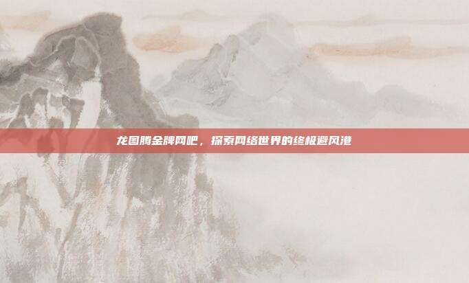 龙图腾金牌网吧,探索网络世界的终极避风港