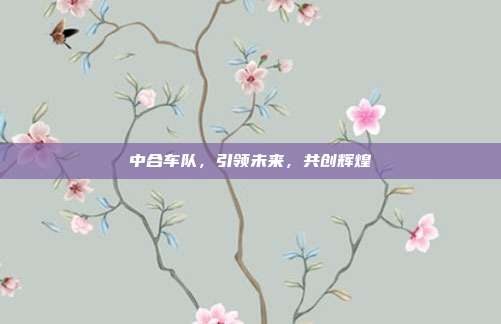 中合车队,引领未来,共创辉煌