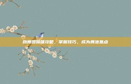 劲舞团喷嚏攻略,掌握技巧,成为舞池焦点