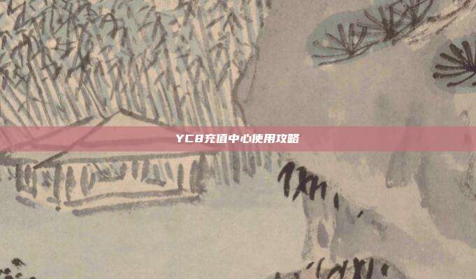 YC8充值中心使用攻略