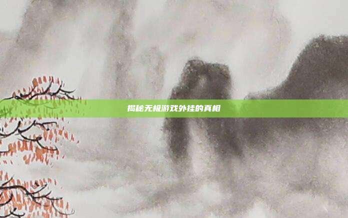 揭秘无极游戏外挂的真相
