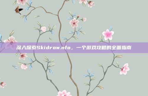 深入探索Skidrow.nfo，一个游戏攻略的全面指南