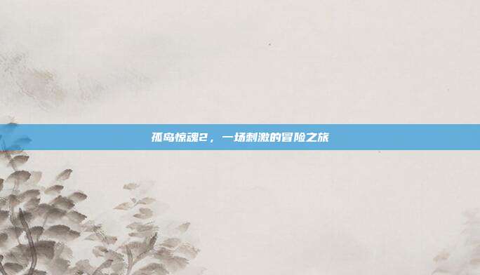 孤岛惊魂2，一场刺激的冒险之旅