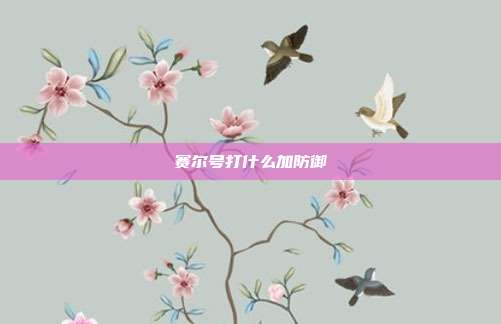 赛尔号打什么加防御