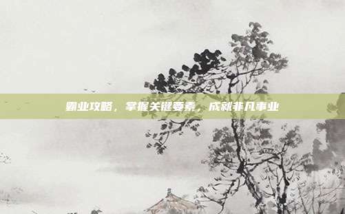 霸业攻略,掌握关键要素,成就非凡事业