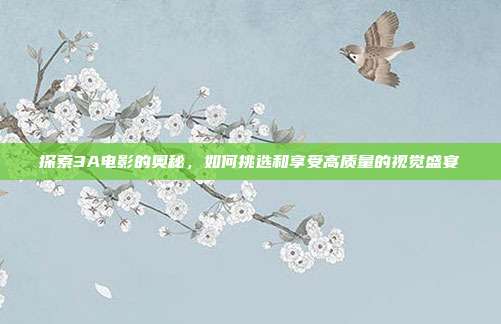 探索3A电影的奥秘,如何挑选和享受高质量的视觉盛宴