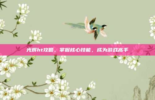 光辉ht攻略,掌握核心技能,成为游戏高手