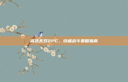 高达无双2PC,终极战斗策略指南