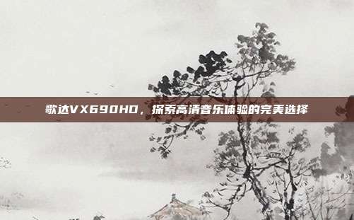 歌达VX690HD,探索高清音乐体验的完美选择