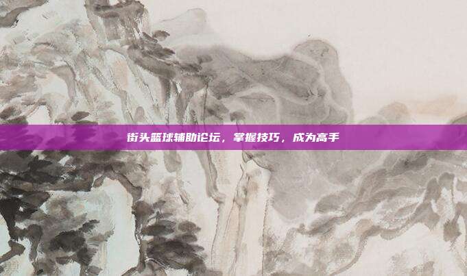街头篮球辅助论坛，掌握技巧，成为高手