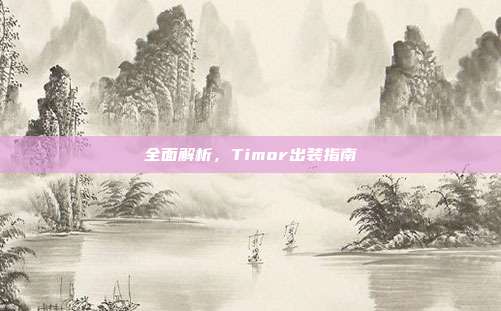 全面解析,Timor出装指南